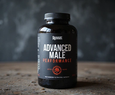 Advanced Male Performance supplement bottle