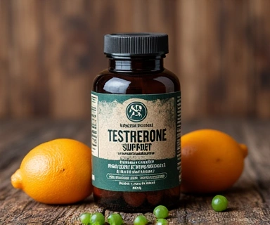 Natural Testosterone Support supplement bottle