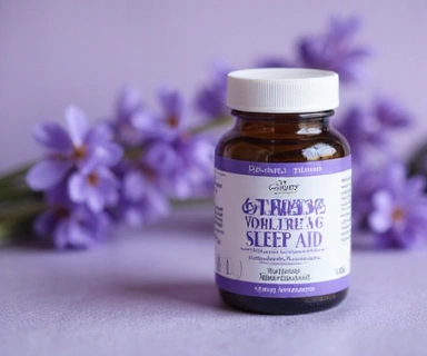 Stress Relief & Sleep Aid supplement bottle