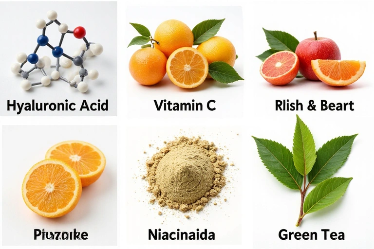 Collage of key ingredients
