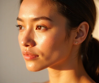 Skin brightening illustration